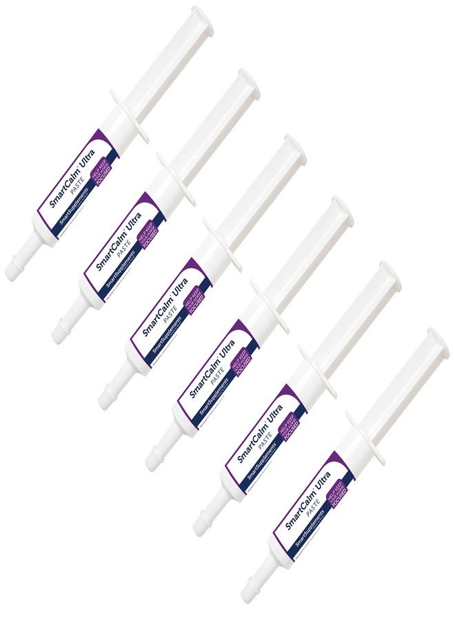 SmartEquine SmartCalm Ultra Paste Calming Horse Supplements | No Added Herbs or Sugar | Equine Supplement | Helpful with Skittish Horses | Pack of 6 Tubes - Image 1